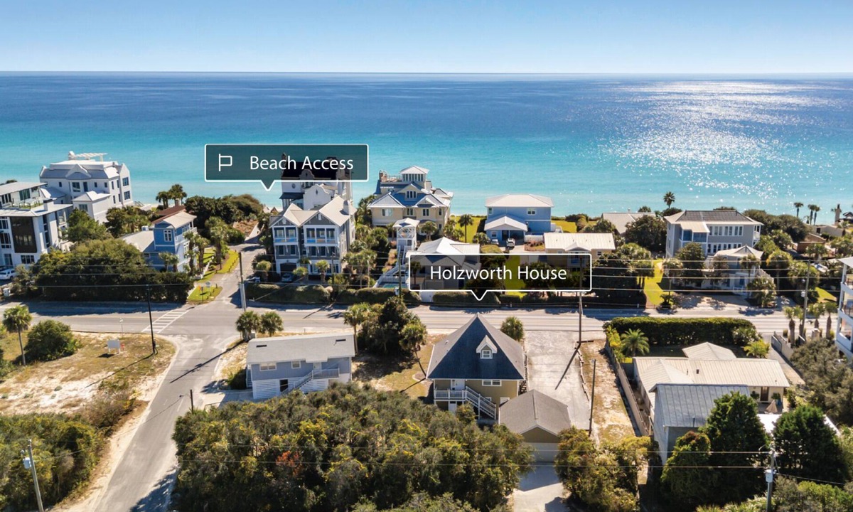 Seagrove Beach House | Holzworth House + Gulf Views, Large Decks & Bikes