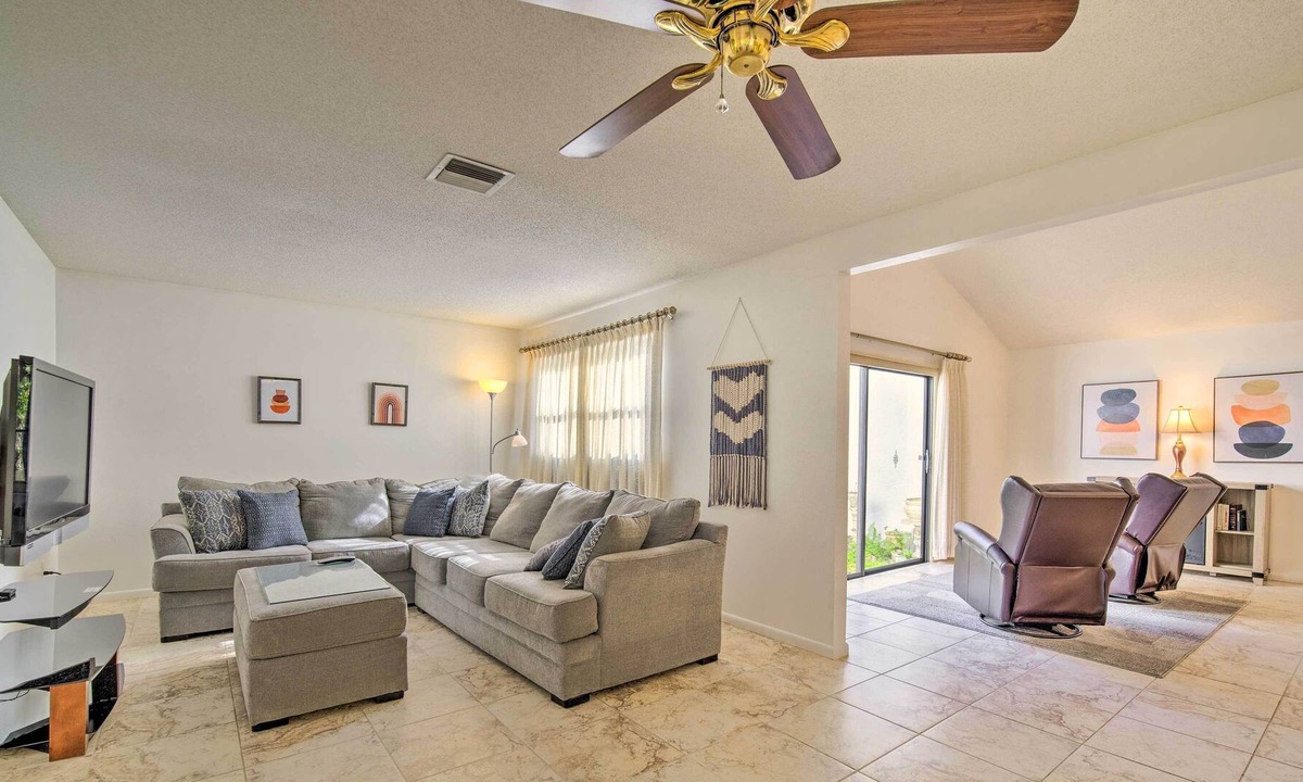 Sugarmill Woods House | Homosassa Getaway - Patio, Golf Course Views!
