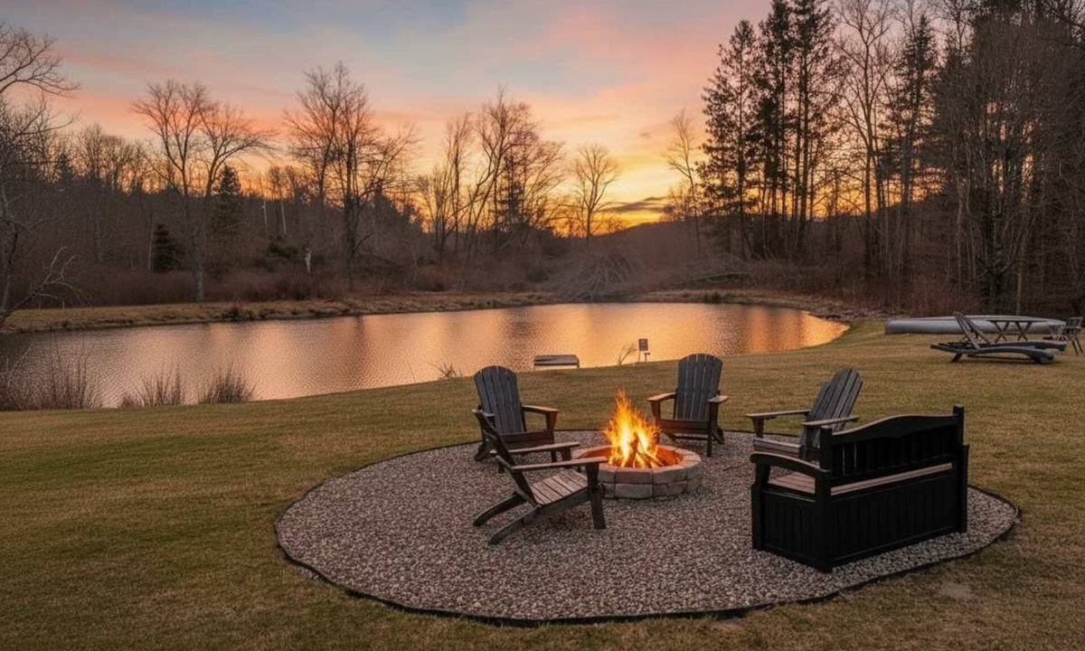 Roscoe House | Hot Tub, Private Pond, Fire pit