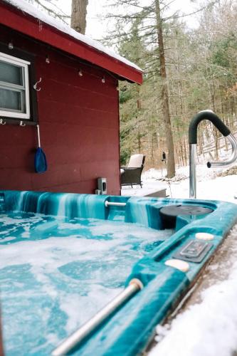 Margaretville House | Hot Tub, Wood-burning Fireplace and 4 acres of Forest in Margaretville