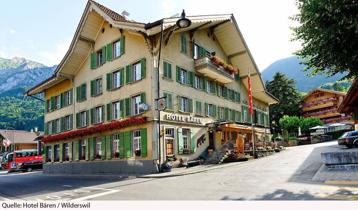 Wilderswil Hotel | Hotel Bären - INCL. LIFT PASS Double room/2 addl. beds, shower/wc (max. 3 adults 1 child), HB