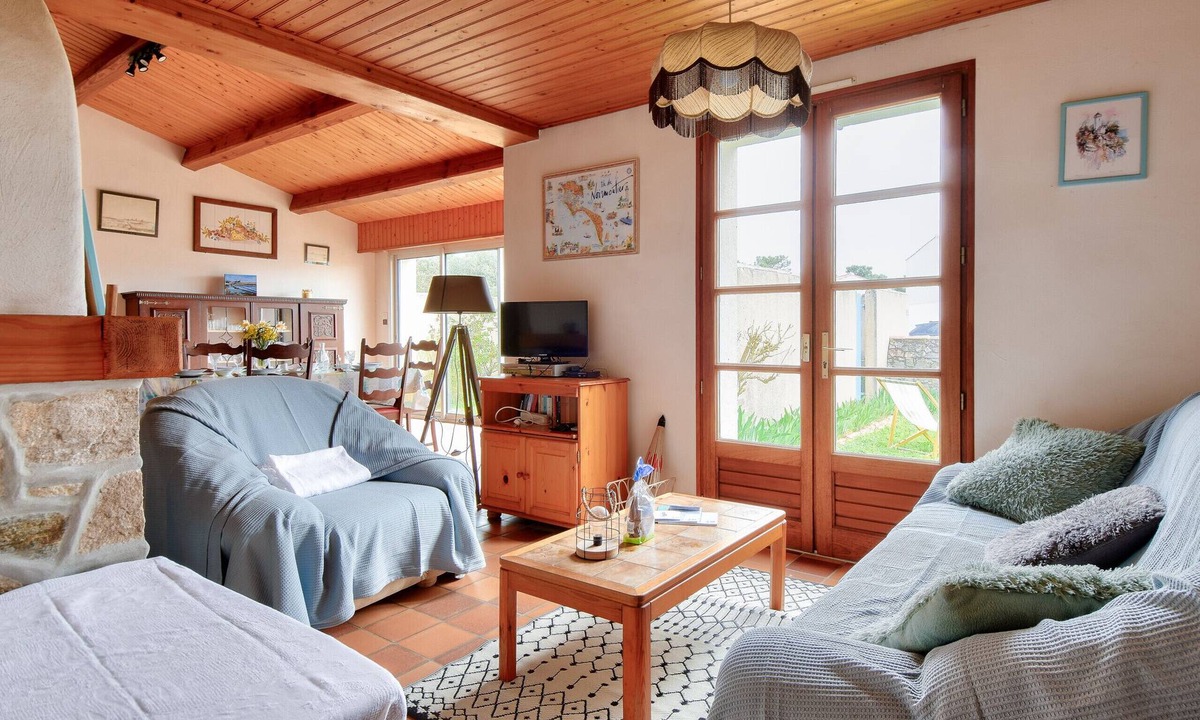 Noirmoutier-en-l'Ile Ski Chalet | House with garden at 300m from Sableaux beach