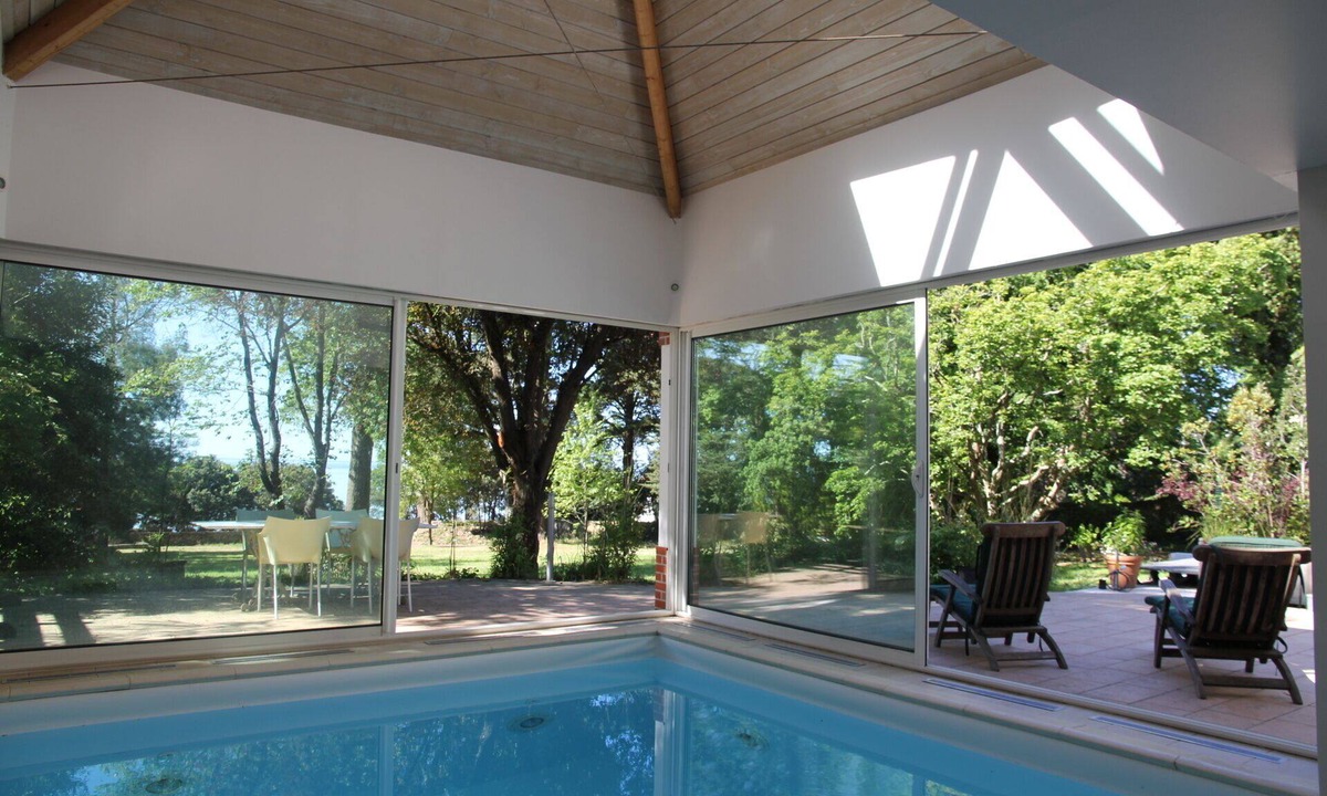 Saint-Nazaire House | House with heated indoor pool, sleeps 2 to 6, on seafront property
