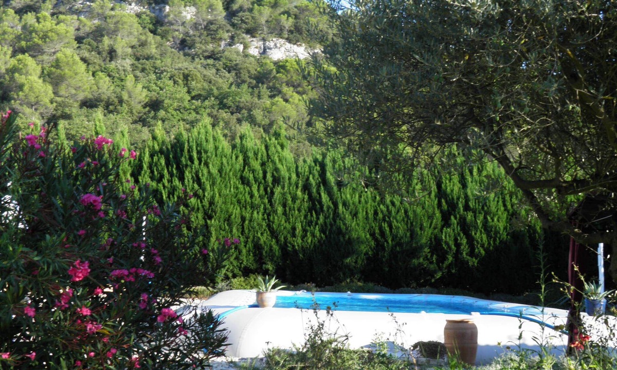 La Roque-sur-Ceze House | House with large swimming pool and enclosed garden, on the river bank with direct access