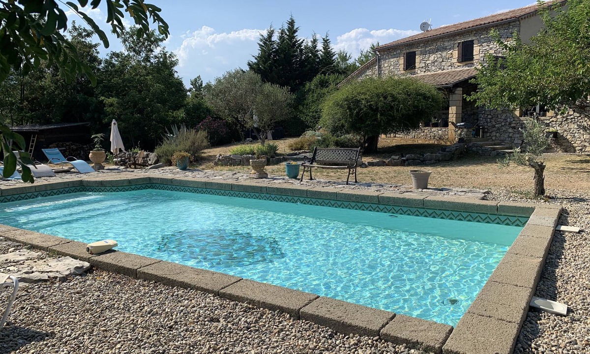 Les Vans House | House with swimming pool vans