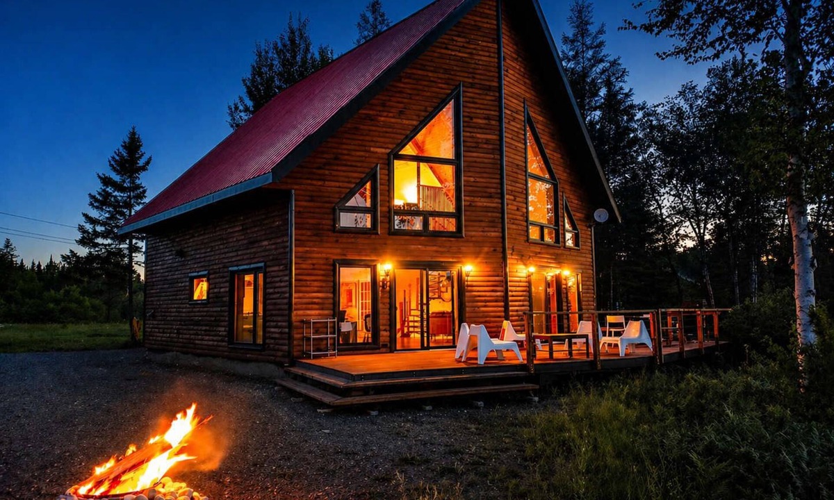 Saint-David-de-Falardeau Ski Chalet | Huard | Tavata Chalets | Petit paradis sur le lac