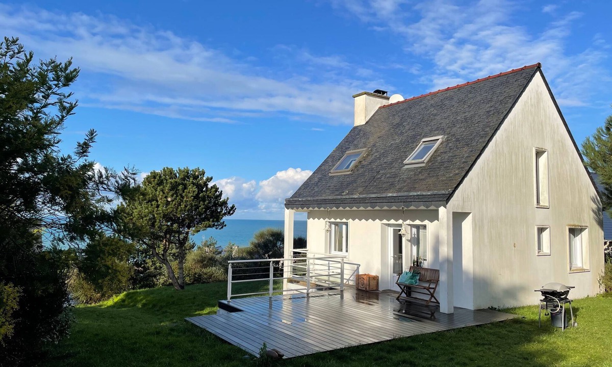 Pleherel-Plage-Vieux-Bourg House | Hurlevent - Maison vue mer