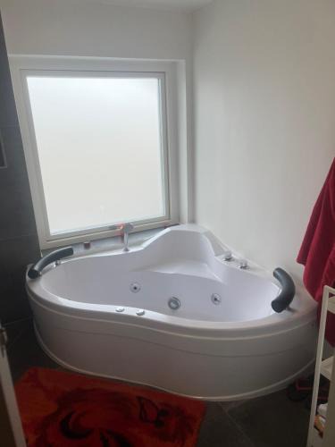 Ranum Apartment | Hyggelig lejlighed med jacuzzi og moderne opholdsområde