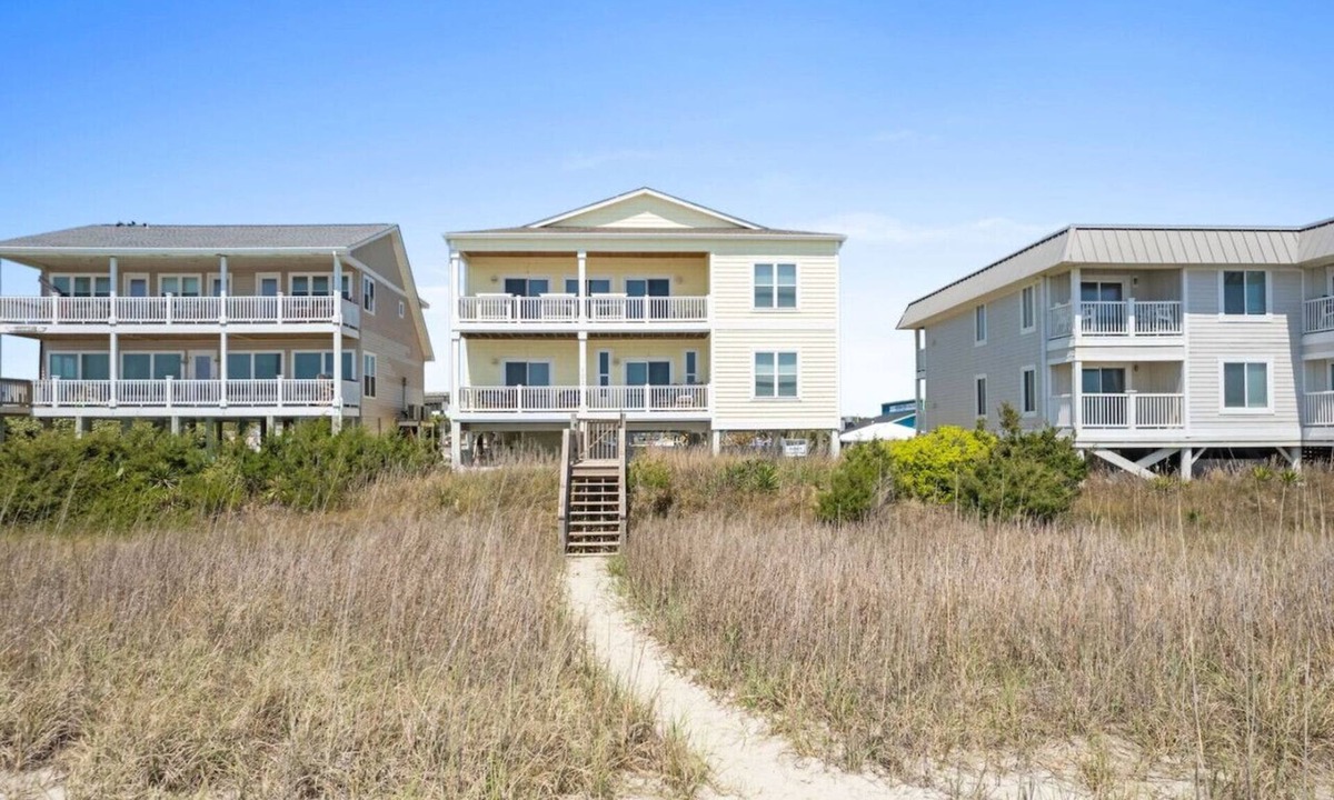 Holden Beach House | HYPNOTIC oceanfront w private pool/elevator