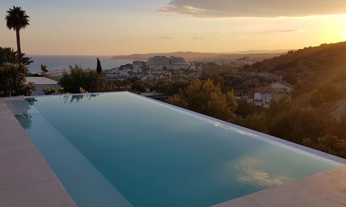 Sitges Villa | Ibiza Style villa with seaview & infinity pool