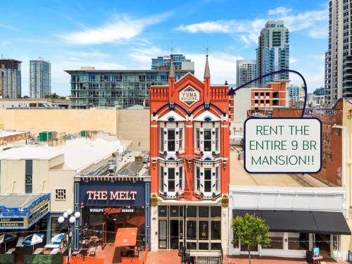 Gaslamp Quarter House | Iconic 9BR Landmark in Gaslamp Sleeps 14