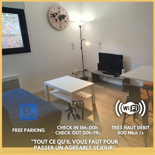 Joneliere - Universite Apartment | Idéal couple Appartement 1 chambre Cosy et calme pour visiter Nantes