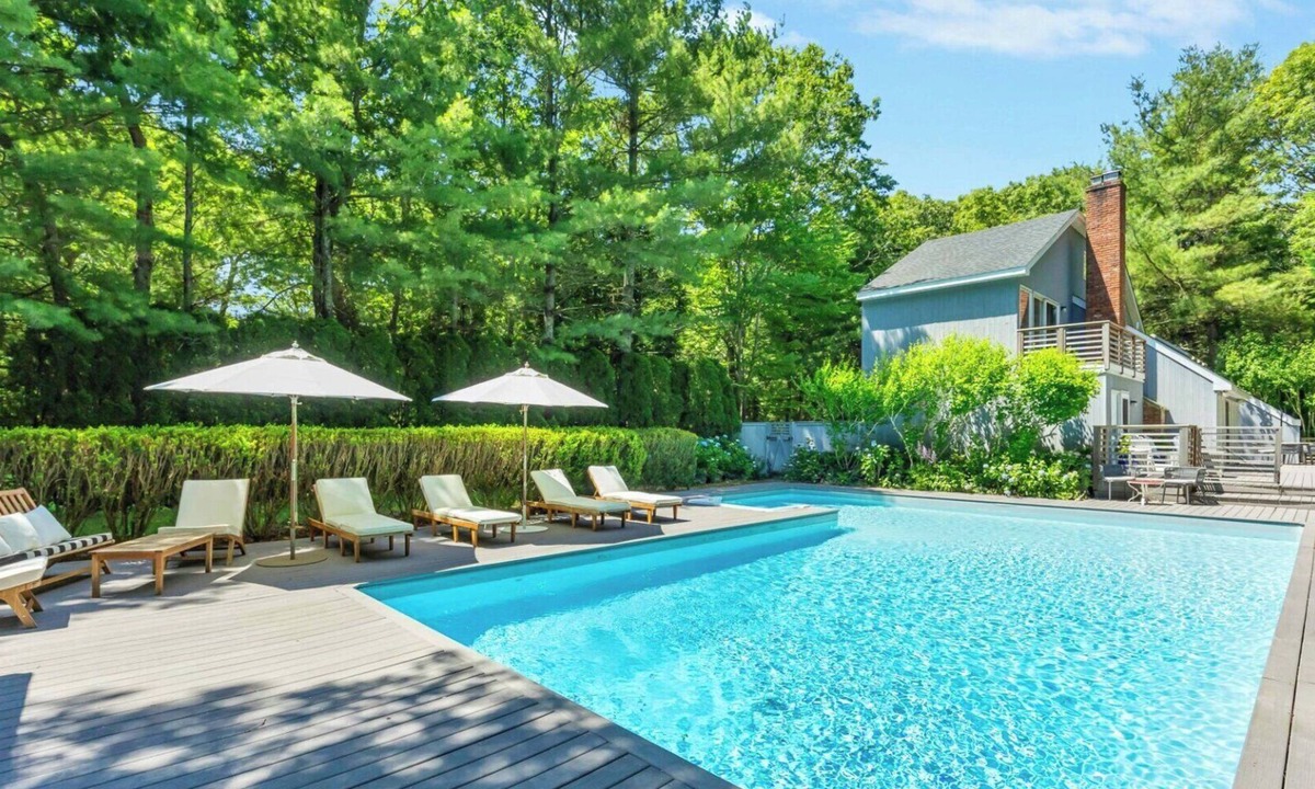 East Hampton House | Impeccably Designed East Hampton Home with Complete Privacy and Pool,.