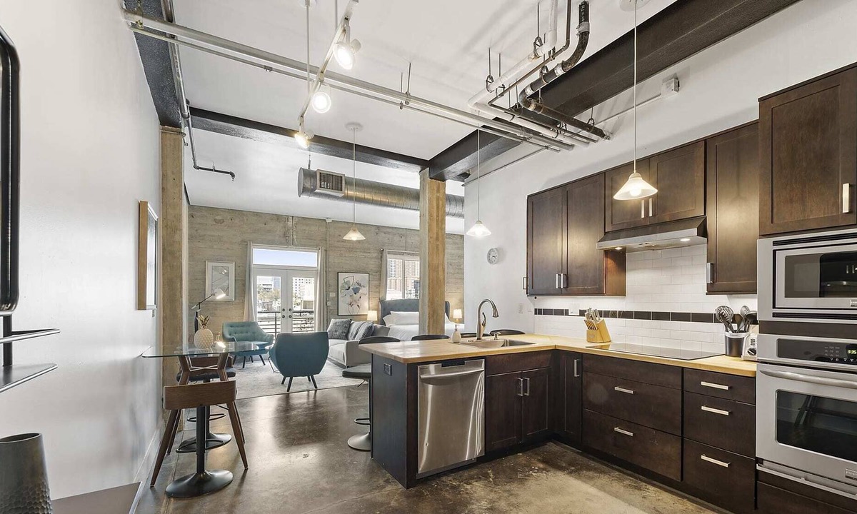 Downtown Austin Apartment | Industrial Loft on 5th St