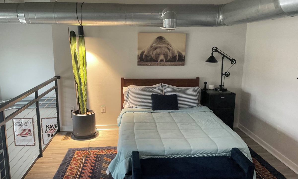 Atlantic Station Area Apartment | Industrial Tech Loft in Atlanta