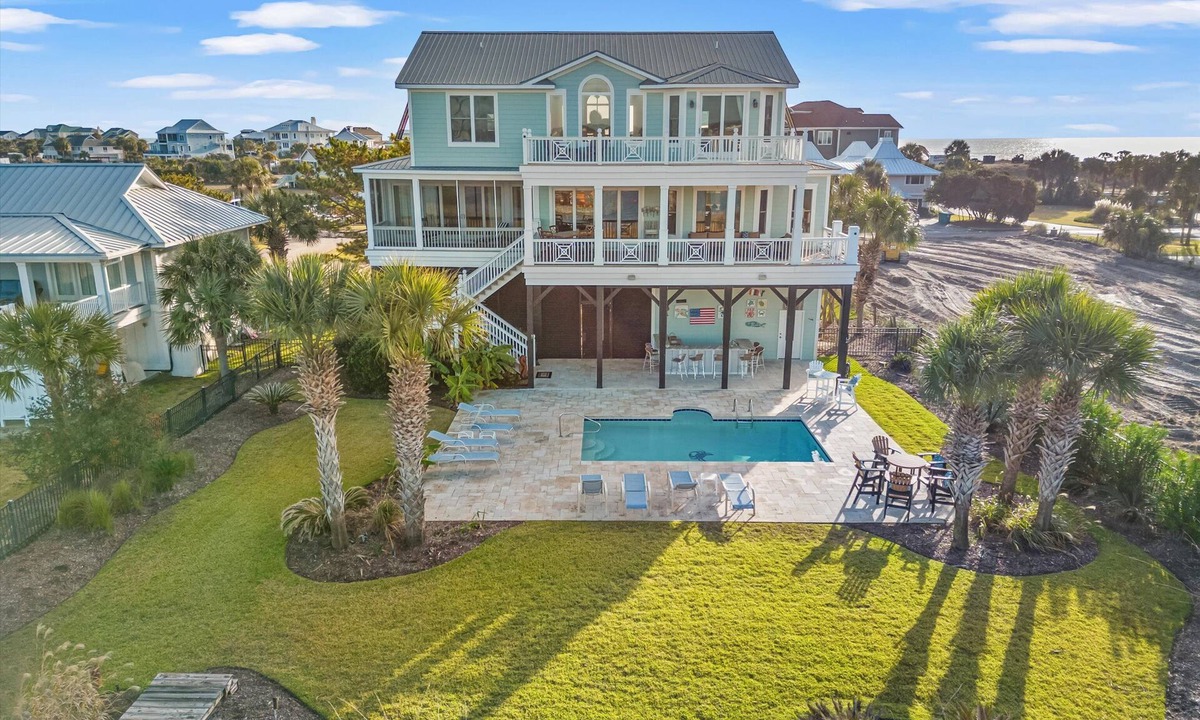 Inlet Harbour House | Inlet Front 5BR Home with Private Pool & Dock - Beach Access