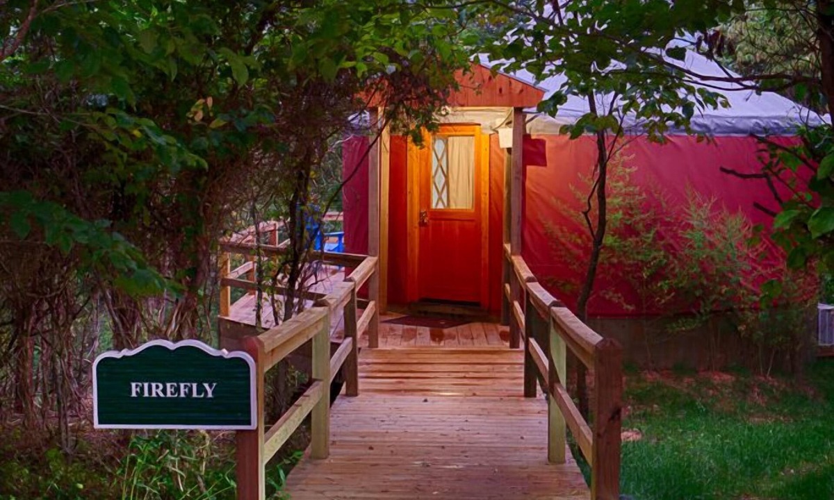 Logan Resort | Inn & Spa at Cedar Falls Firefly Yurt