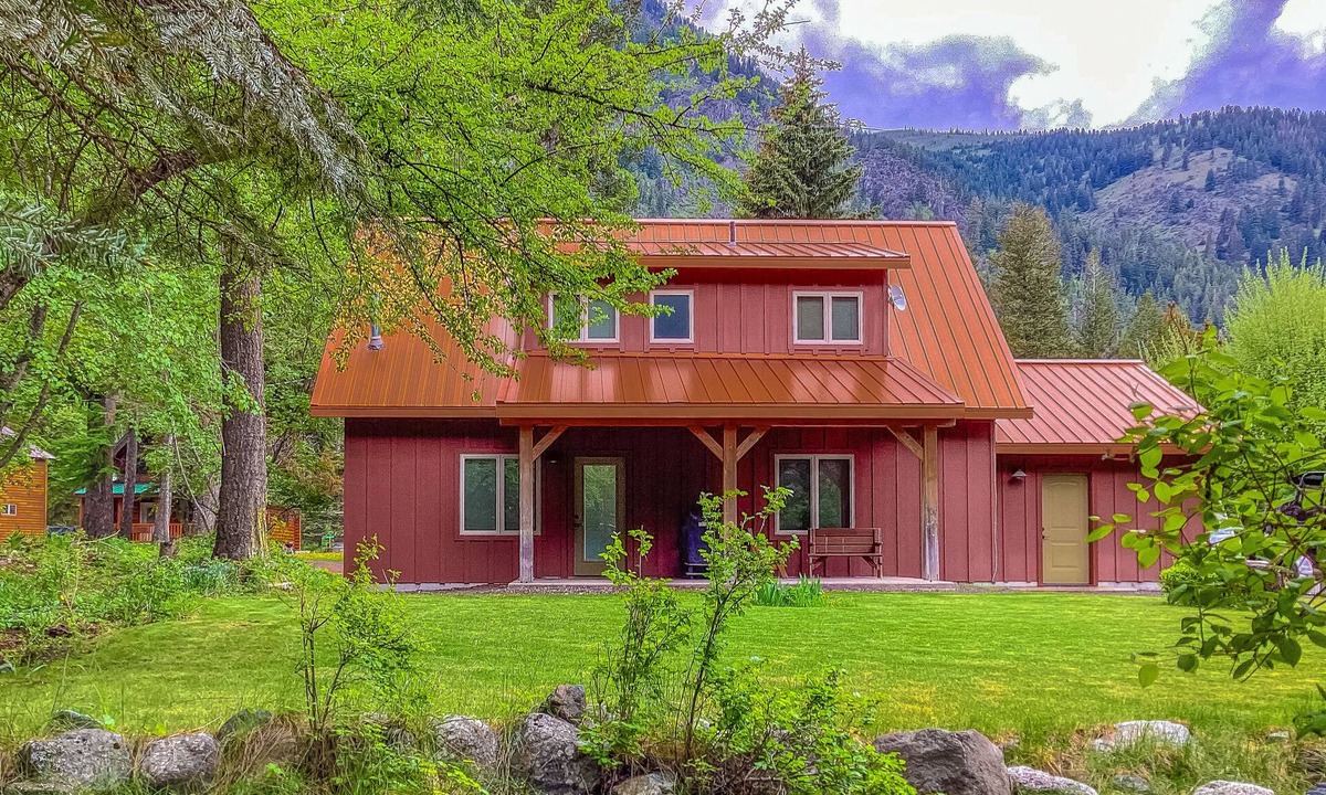 Joseph House | Inviting riverfront home with fireplace, mountain view & W/D - dog-friendly