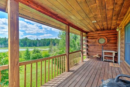 Jacksonville House | Jacksonville Cabin w/Wraparound Deck & Views