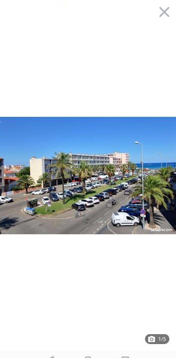 Saint-Cyprien Plage Apartment | Jolie studio avec la vue sur la mer
