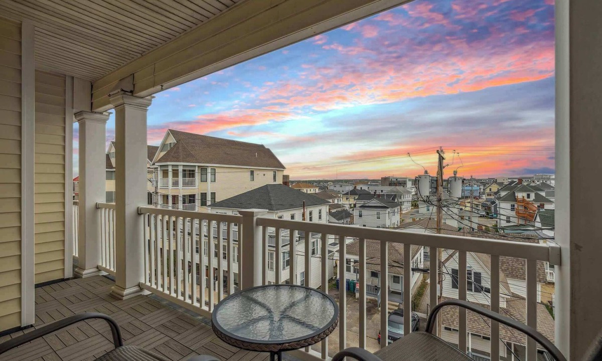 Hampton Condo | K Street Penthouse | Balcony | Ocean Views | A/C