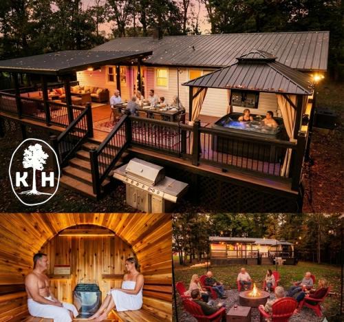 Seymour House | Keener Hollow Family Retreat Hot Tub Sauna Near Pigeon Forge