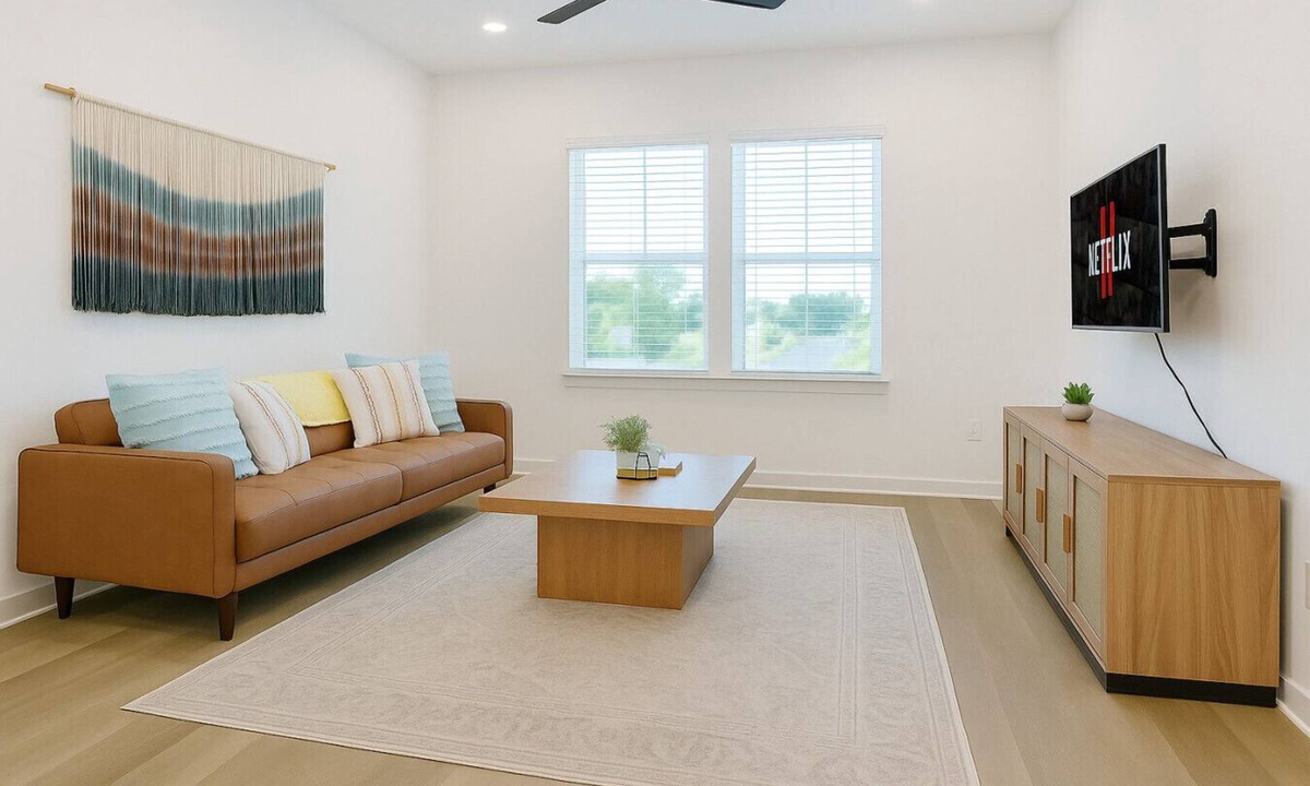 Sherman Apartment | King 1BR · Work Stays · Pool & Gym WiFi · Laundry