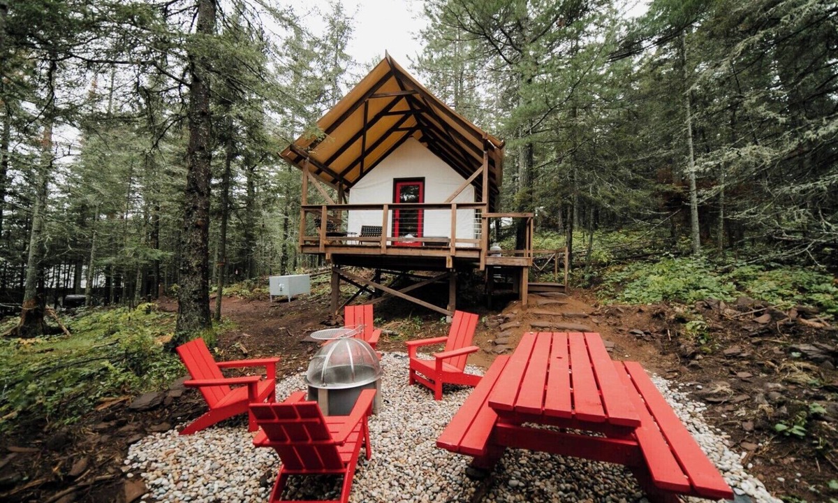 Beaver Bay RV Rental | King Tent Site - Hillside Upper Loop - Wilderness Without the Work!