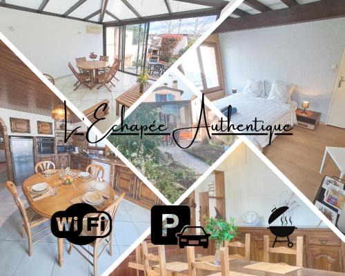 Plaisance-du-Touch Apartment | L'échappée authentique- Maison centre-ville- véranda climatisée-jardin