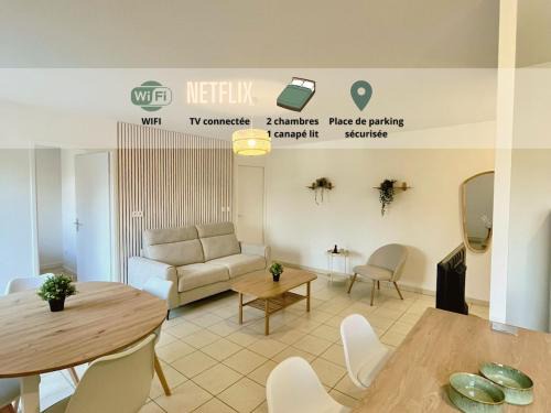 Lens Apartment | L'écrin Lensois - 57 m2 - 6 personnes - parking