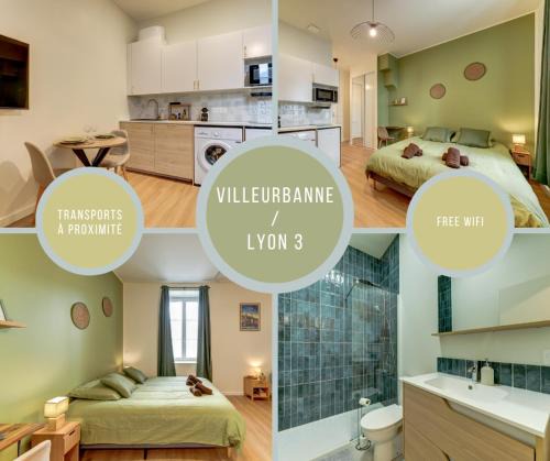 Republique - Tolstoi Apartment | L'Émeraude - une suite élégante aux portes de Lyon