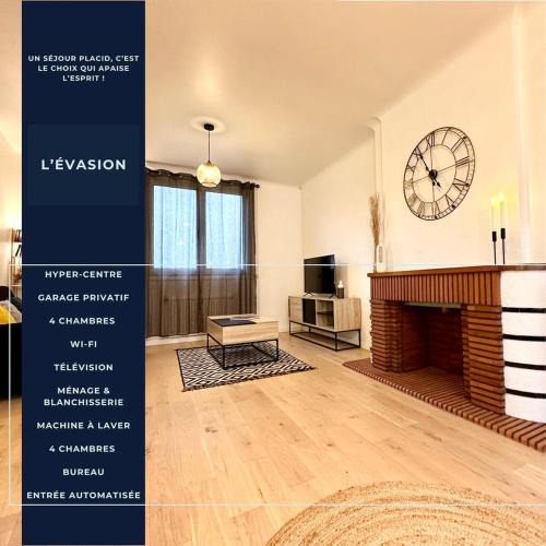 Mont-de-Marsan House | L'Évasion - Centre-Ville & Garage Privé