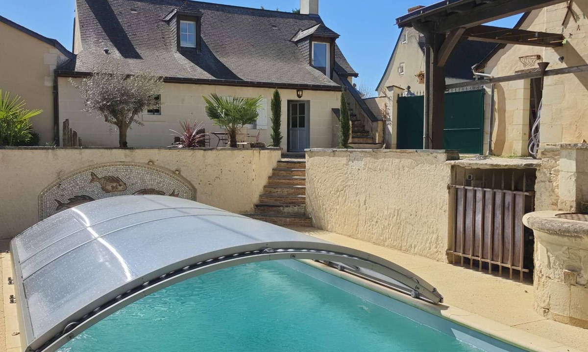 Fontaine-Milon House | L'Antre- new -9 people - Shared pool