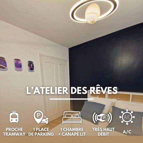 Blagnac Apartment | L'Atelier des Rêves - Clim Tram Parking