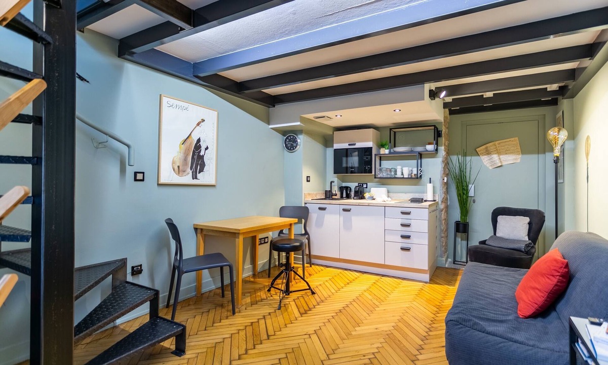 Foret Noire Apartment | L'atelier du Luthier - Studio avec mezzanine
