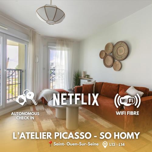 Saint-Ouen Apartment | L'Atelier Picasso des Docks by So Homy - 2 Bed Room, 5 People