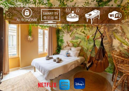 Vierzon Apartment | L’Aventurier Évasion : Spa avec Jacuzzi et Massage