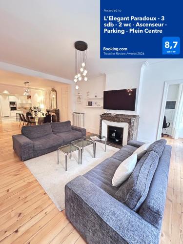 Carmes Apartment | L'Elegant Paradoux - 3 sdb - 2 wc - Ascenseur - Parking - Plein Centre