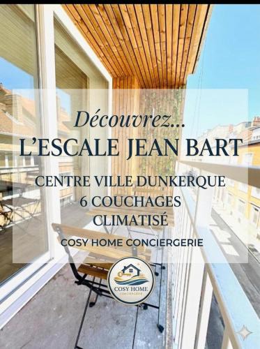 Dunkerque Centre Apartment | L'escale Jean Bart 6 couchages centre ville Dunkerque