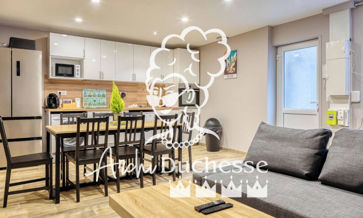 Quartier Saint-Marc - Croix de Pierre - Saint-Nicaise Apartment | L'Esprit Normand, chaleureux appartement fraichement rénové proche CHU