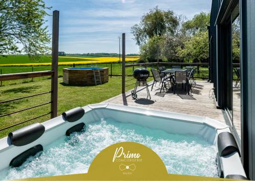 Lescherolles Villa | L'Evasion, Piscine et jacuzzi