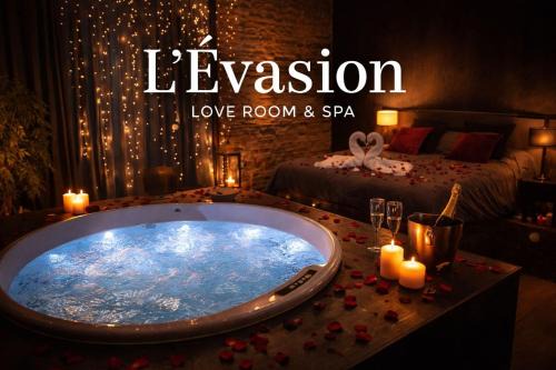 Chaveignes Apartment | L'EVIDENCE Love Room & spa
