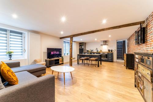Haubourdin Apartment | L'Hermitage - 3 beds - Wifi - Free Parking