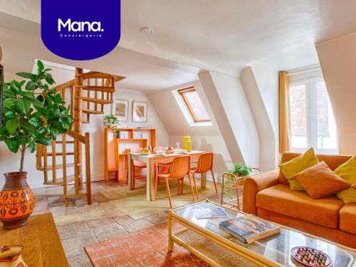 Haie Vigne Apartment | L'Oasis - Chaleureux duplex - Centre Ville de Caen