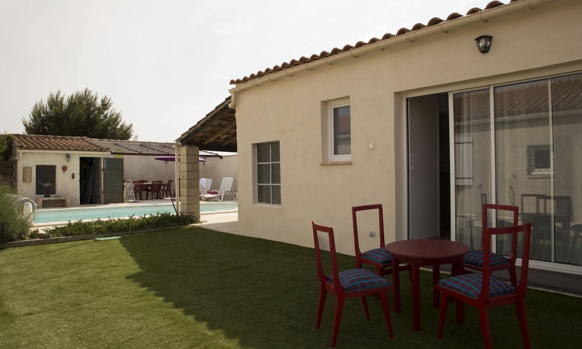 Rieux-Minervois House | l'Obrador 25 m2 - Kitchen & terrace - pool access
