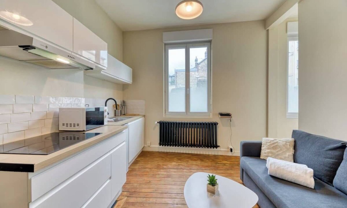 Gare-Jouvenet Apartment | L'Oiseau Blanc : un petit nid proche de la gare !