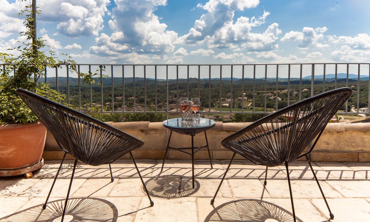 Vezenobres Apartment | L'Ostal Bestòrt, Duplex with stunning view, DUPLEX