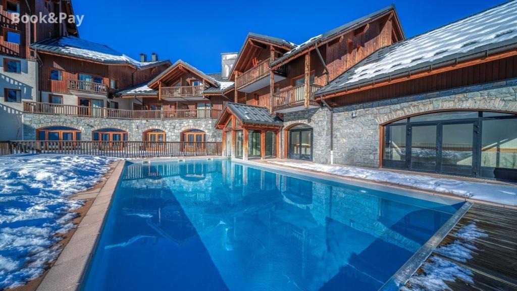 Le Corbier Apartment | L'Ours des Alpages - 301C - Piscine partagée