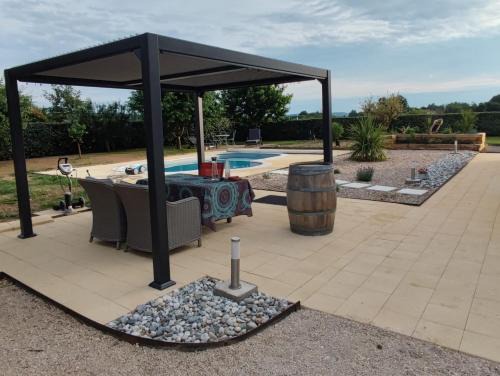 Cours-de-Pile House | La Bastide avec piscine privée, pétanque et climatisation