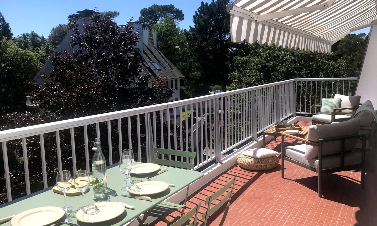 La Baule-Escoublac Apartment | La Baule Les Pins - T3 -62 m2 Southwest terrace 20m2, near the beach. 4 Pers